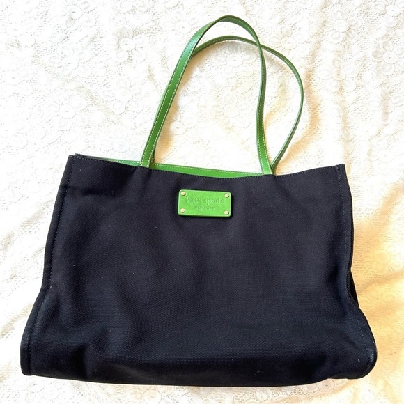 kate spade Handbags - Kate spade black Green bag